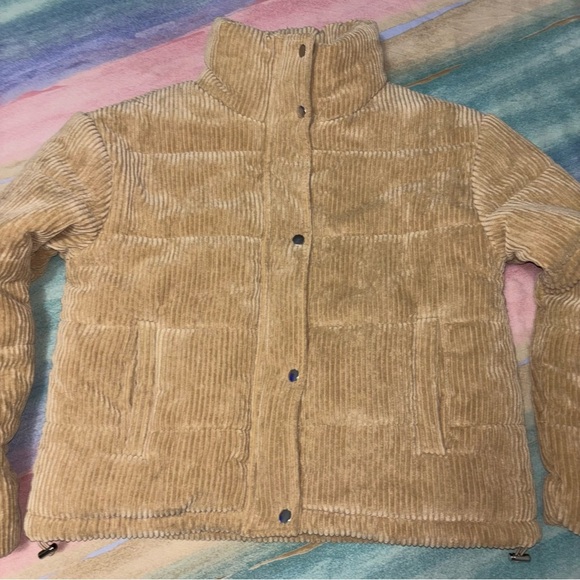 BAGATELLE COLLECTION Corduroy Puffer Coat size S - Picture 4 of 12